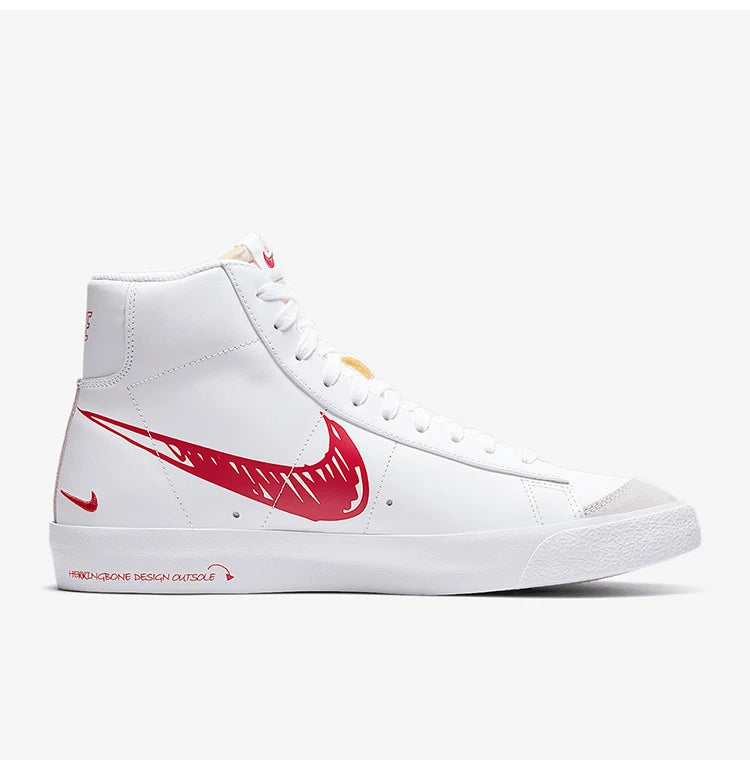 Nike Genuine Blazer Mid VNTG 77 SL Trail Blazer Manuscript Men's Board Shoes CW7580-100