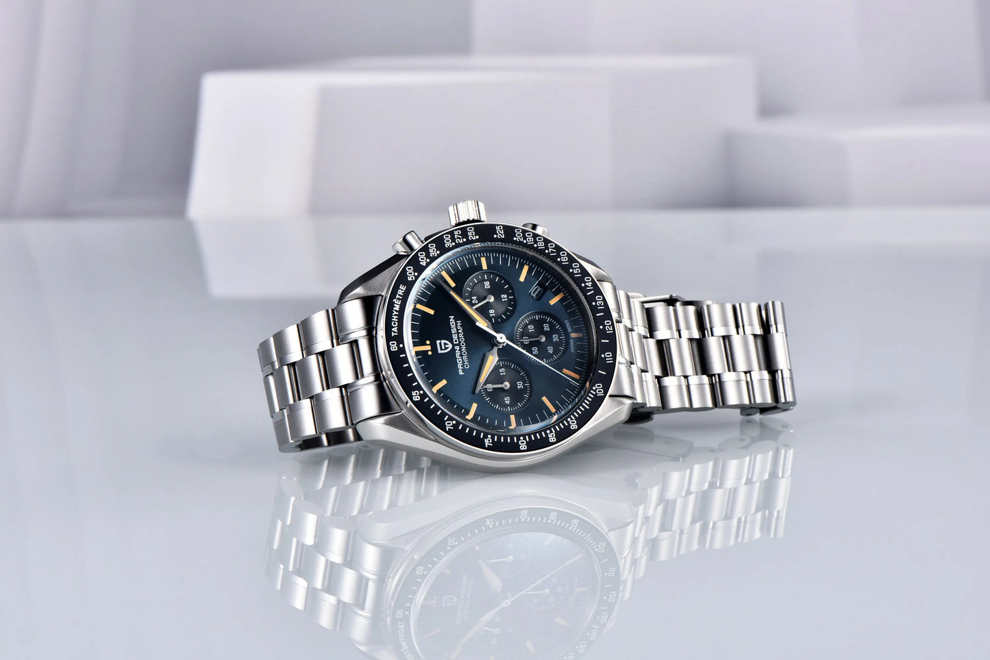 PAGANI DESIGN 2026 New CK2988 Moon Watches Retro Top Luxury Quartz Watch For Men Sapphire glass Speed Chronograph Wristwatch Men