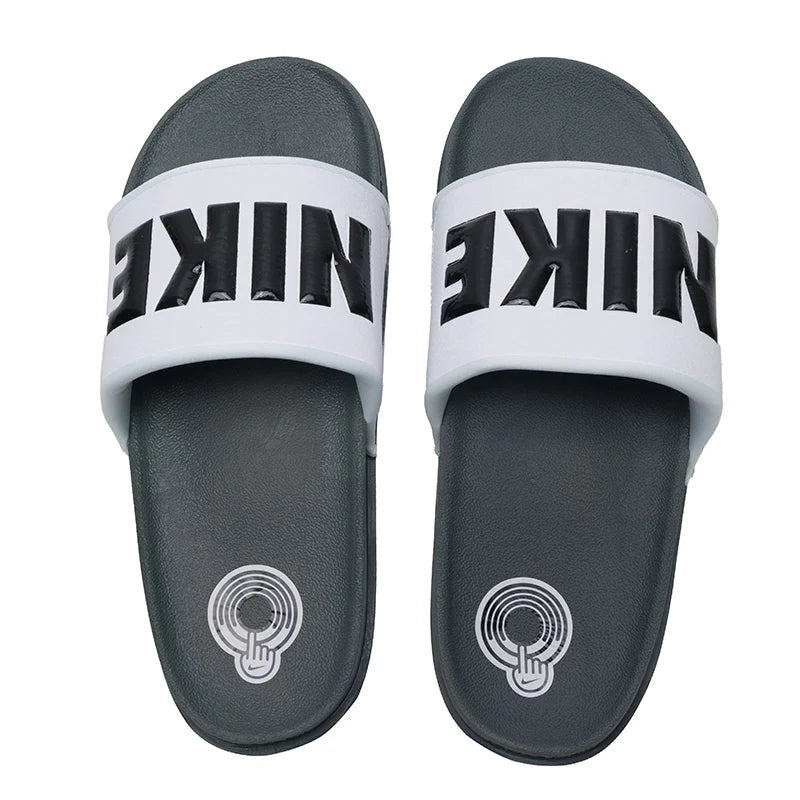 „Nike Offcourt Slide“ vyriški šlepetės, patogūs ir lengvi sandalai, skirti nešioti tiek patalpose, tiek lauke, paplūdimio batai Bq4639-001