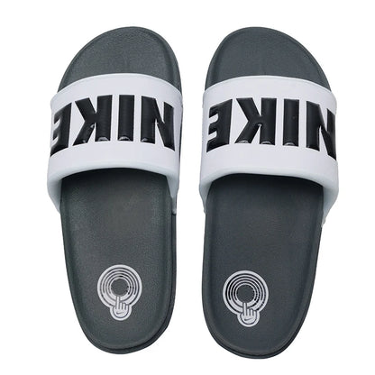 „Nike Offcourt Slide“ vyriški šlepetės, patogūs ir lengvi sandalai, skirti nešioti tiek patalpose, tiek lauke, paplūdimio batai Bq4639-001