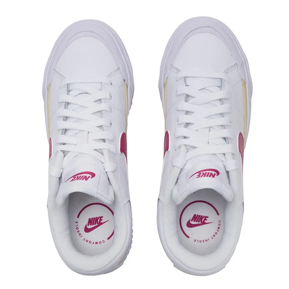 Nike Court Legacy Lift, diseño de suela elevada: antideslizante, amortiguación cómoda, zapatillas clásicas y duraderas DM7590-112
