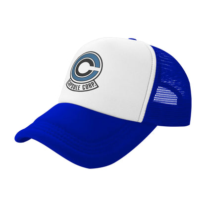 Dragon Ball Kid Buu Trucker Cap Unisex Hats Sun Caps Trucker Cap Adjustable Polyester Mesh Baseball Cap Summer