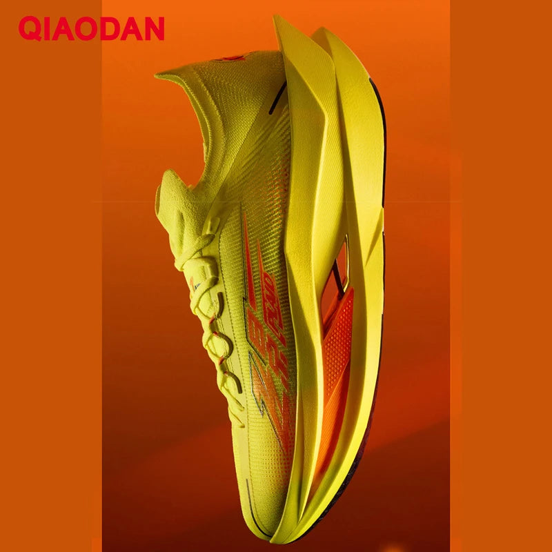 QIAODAN Feiying Plaid 3 Carbon Plate Men's Running Shoes 2026 Marathon Racing Sneakers Rebound Cushion Athletic Shoes QDB023262290
