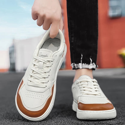 Chaussures pieds nus larges pour hommes, baskets décontractées respirantes, chaussures de sport de luxe, chaussures de course tendance pour hommes, tenis confortables