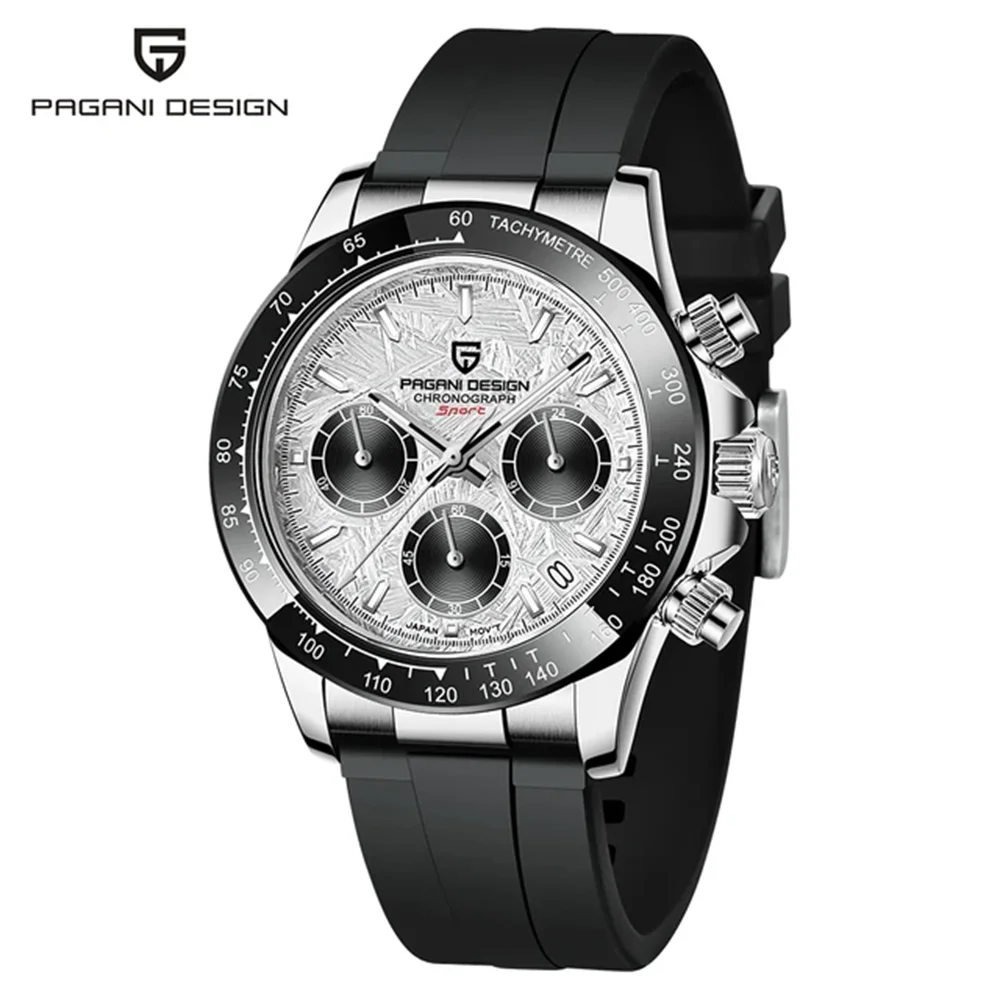 Neue PAGANI DESIGN PD1644 Luxus-Quarzuhr für Herren mit automatischem Datum, sportliche Armbanduhr, 100m wasserdicht, Chronograph, Herrengeschenk