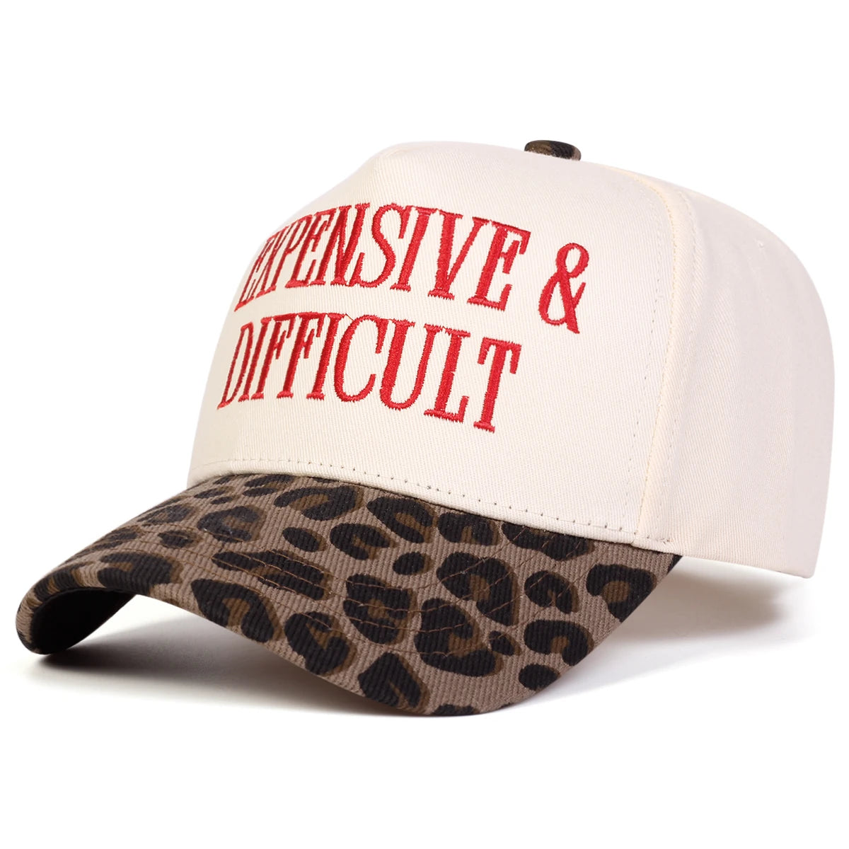 Unisex EXPENSIVE DIFFICULT Letter Embroidery Baseball Caps Spring Autumn Outdoor Adjustable Casual Hats Sunscreen Hat Sports Cap