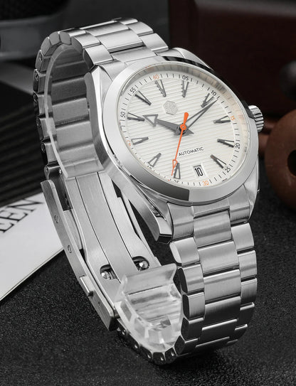 San Martin 38mm Chronometer Men's Watch SN0113W V2 ST2130 Automatic Movement Sapphire BGW9 Luminous Waterproof 100m Watch