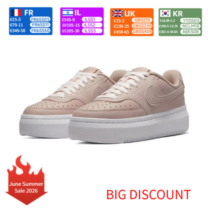 Nike Court Vision Alta Women's Low-Top Basketball Sneakers in Pink DM0113-600