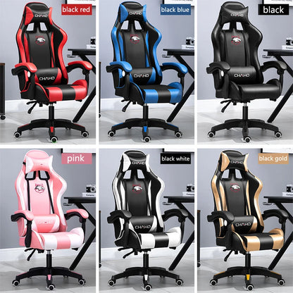 Joylive WCG High-quality Leather Computer Gaming Chair Cafe Racing Chair for Office and Game Room