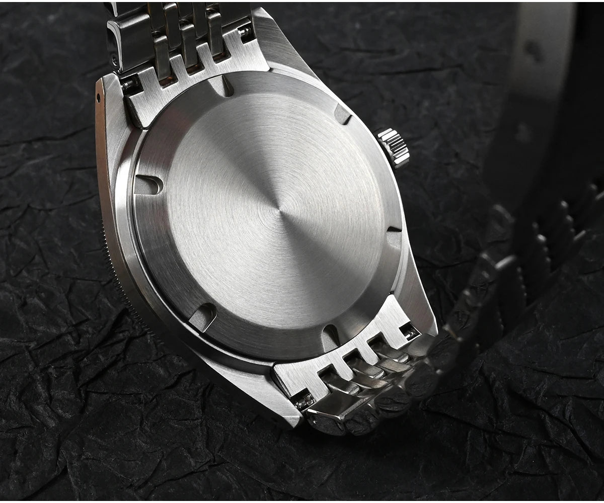 San Martin 39.5mm Limited Edition Full Lume Dial Automatic Men's Watch NH34 GMT 6H Date 10Bar Luxury Watch SN0116W