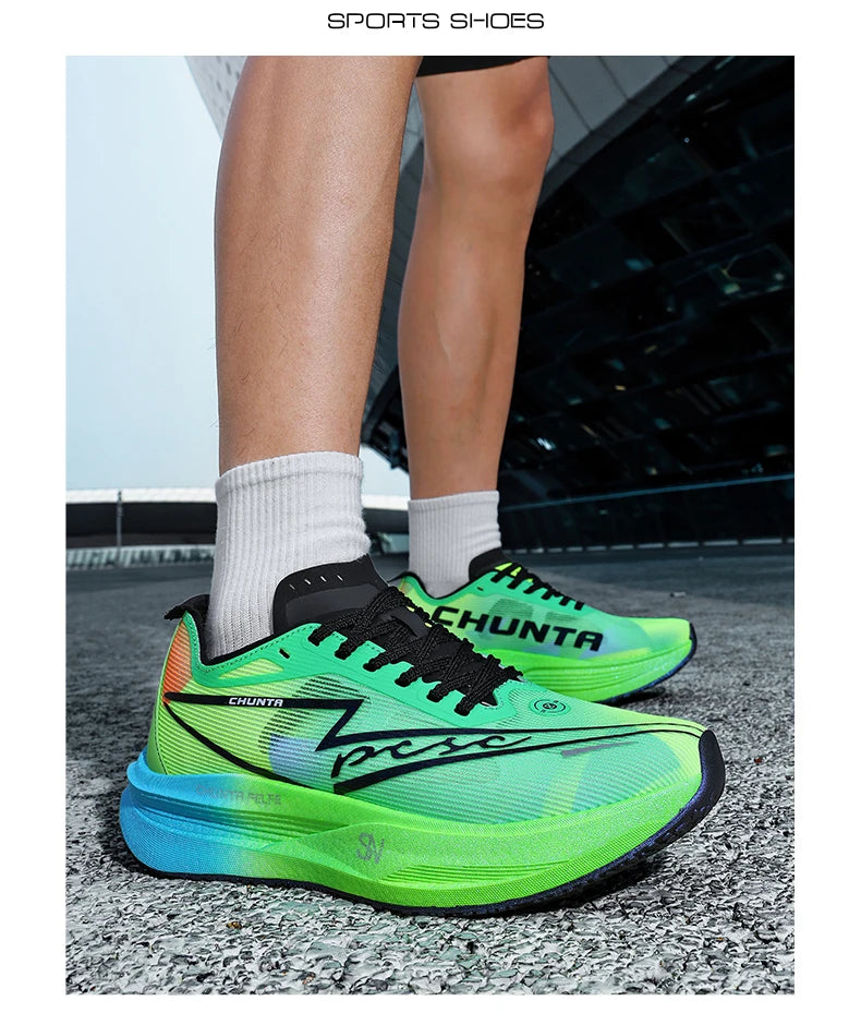 Zapatillas de running con placa de carbono, especiales para maratón, deportivas para hombre, transpirables, ligeras, cómodas y de ocio para mujer.