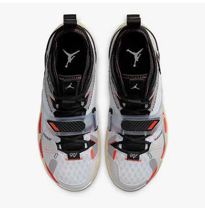 Nike originalni moški košarkarski čevlji JORDAN s srednjim zgornjim delom, oblazinjeni in trpežni, CD3002-101