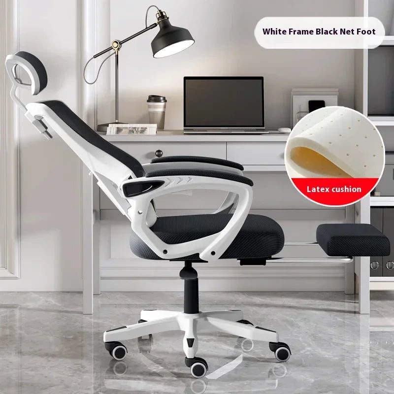 Ergonomic Recliner Chairs Gaming Computer Office Chair Free Delivery Wheels Foot Rest Comfortable Office Furniture