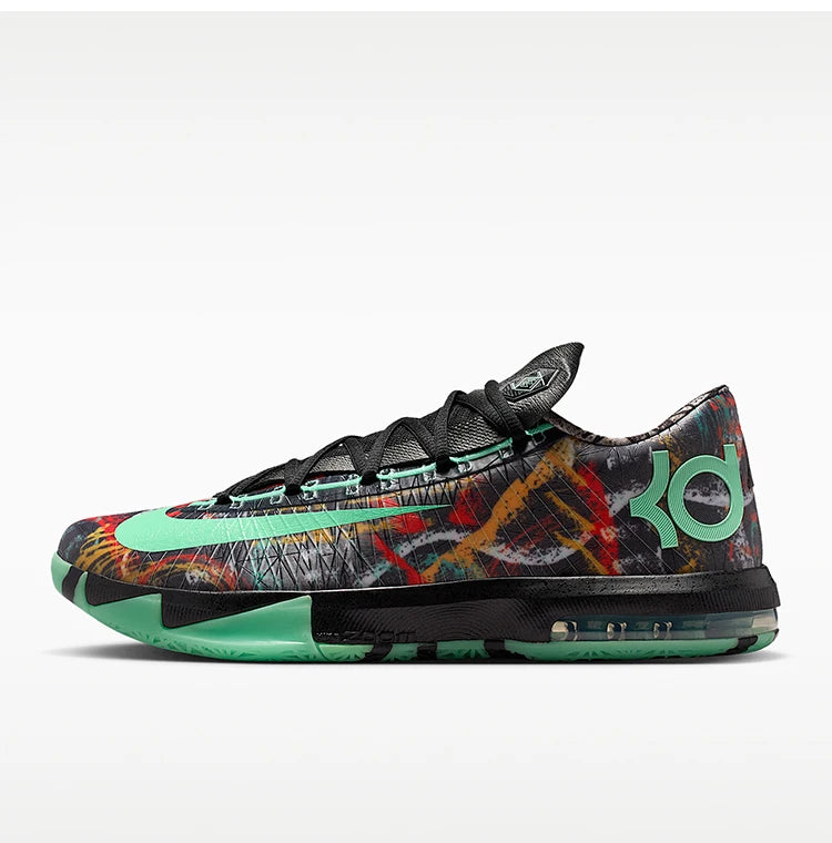 Zapatillas de baloncesto Nike Authentic Zoom KD 6 para hombre, modernas retro Rebound FQ8356-900