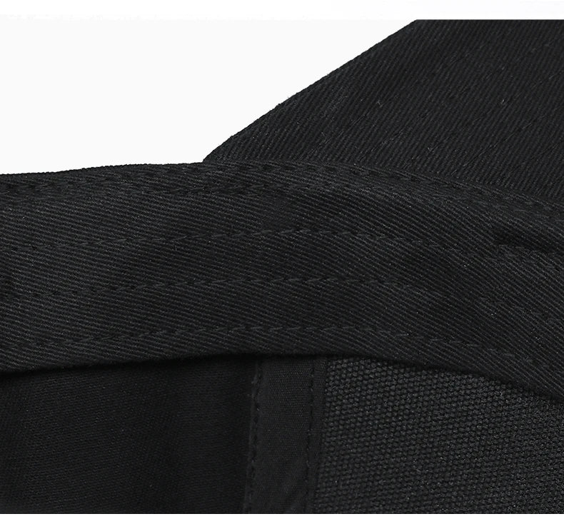InlnDtor Embroidery High Top European and American Style Wide Brim Baseball Cap Casual Big Head Circumference Men's Cap