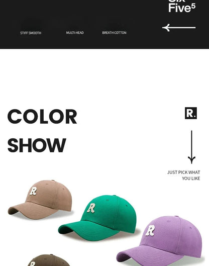 New model Big Head Baseball Cap for Men Cotton Outdoor Sport Snap Back Cap Dad Hats R Lette Large Size Deepen Trucker Cap