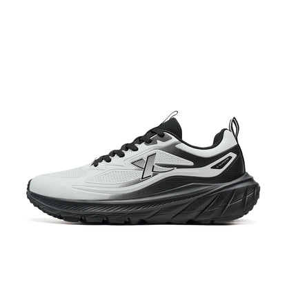 Xtep Men's Running Shoes Lightweight Breathable Shock Absorption Wear-Resistant Durable Cushioned Sneakers 875419110002