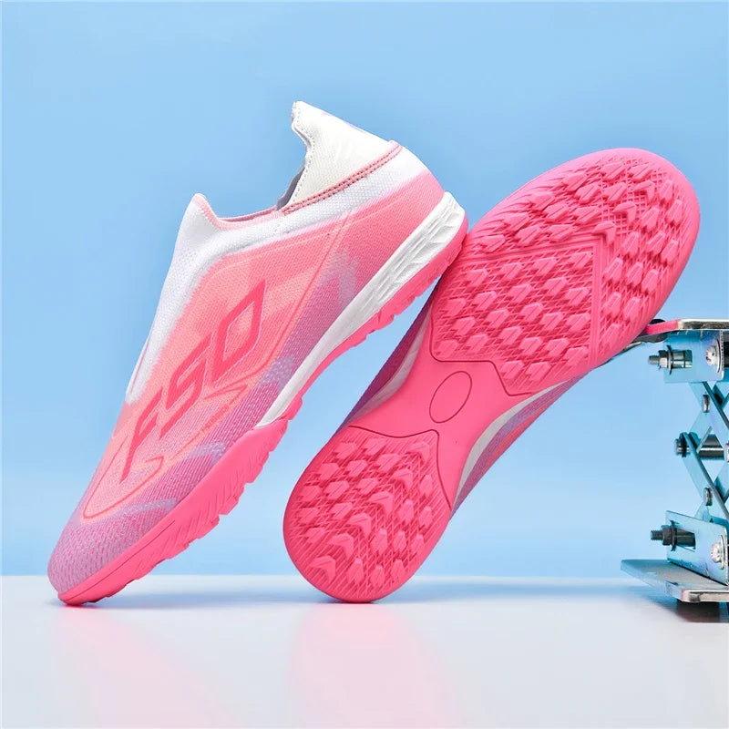 Nouvelles chaussures de football pour hommes, chaussures de sport respirantes, chaussures de futsal antidérapantes, chaussures de football ultralégères, haute tige, haute qualité, pour match en extérieur