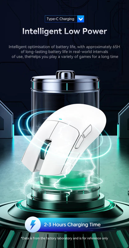Attack Shark X11&R1 třirežimová bezdrátová Bluetooth myš s nabíjecí základnou, RGB, ergonomická, lehká myš, příslušenství pro PC hráče