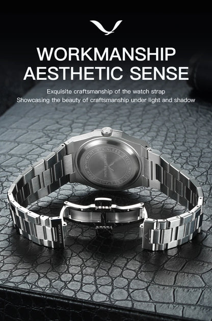 New 2026 Fashion Rare Specht & Söhne Men's Watch Ultrathin 38MM Steel Sapphire Crystal VH31 Quartz Wristwatch Relogio Masculino