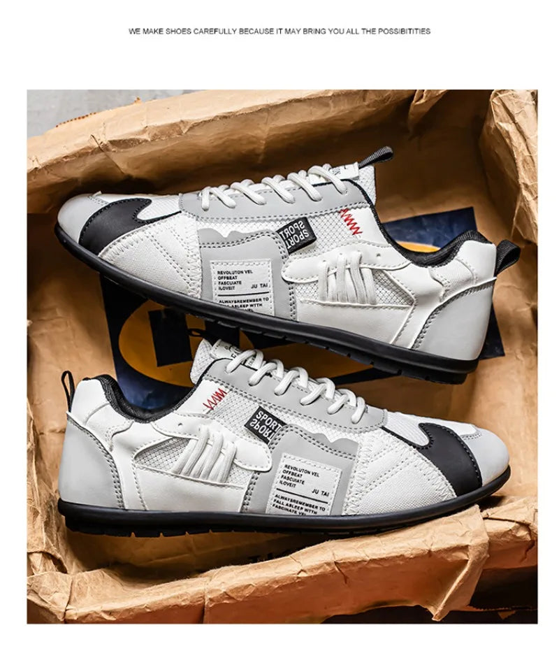 High-Quality Shoes for Men Summer New Mesh Breathable Youth Leisure Running Sneakers Walking Men Shoes Light Sneakers Zapatillas