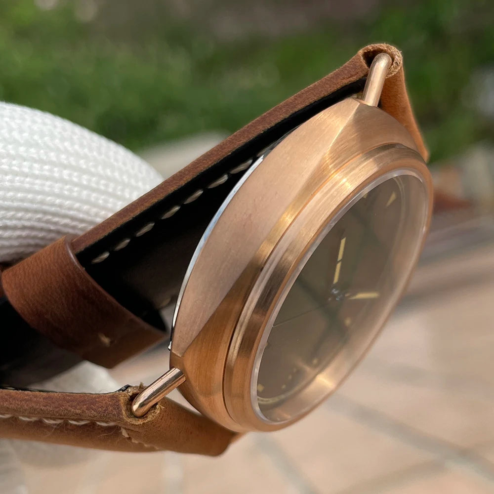 STEELFLIER Official SF760S Luxury Bronze Mechanical Watch NH35 Movement Sapphire Crystal Swiss Luminous 20Bar Waterproof Wristwatch