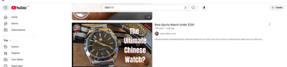 San Martin 38mm Chronometer Men's Watch SN0113W V2 ST2130 Automatic Movement Sapphire BGW9 Luminous Waterproof 100m Watch