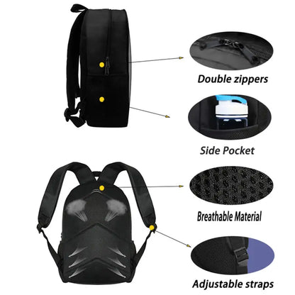 FORTNITE 3-teiliges Schulrucksack-Set, Umhängetasche mit Fronttasche und Federmäppchen, für Jungen und Mädchen von 5–10 Jahren, leicht, mit kostenlosem 3D-bedrucktem Schlüsselanhänger