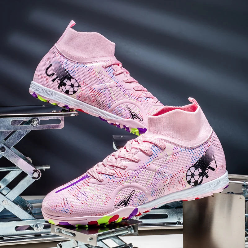 Men Soccer Shoes Breathable Football Boots Futsal Ultralight Professional Training Sneakers Unisex Grass Cleats Match Sport