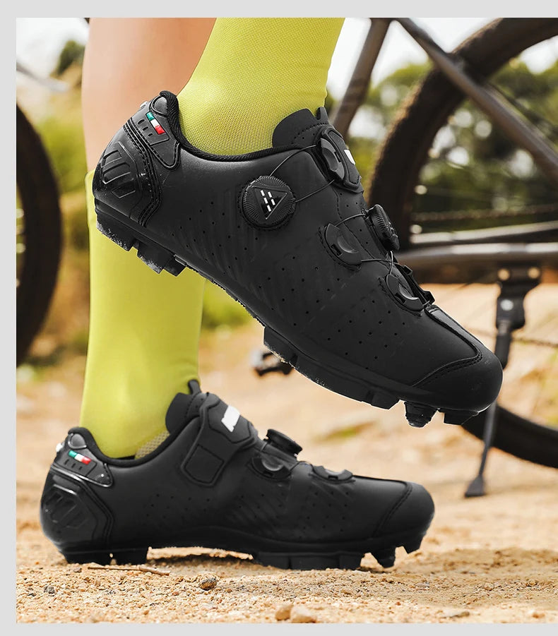 Pantofi de ciclism pentru șosea, pantofi de ciclism pentru mountain bike, respirabili și rezistenți la uzură, pantofi profesioniști cu sistem de blocare, pentru bărbați sau femei