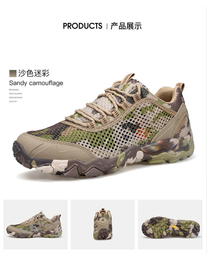 HUMTTO Scarpe da trekking da uomo traspiranti per sport all'aria aperta, scarpe da arrampicata, scarpe da caccia da donna, scarpe da trekking, sneakers, stivaletti, scarpe tattiche