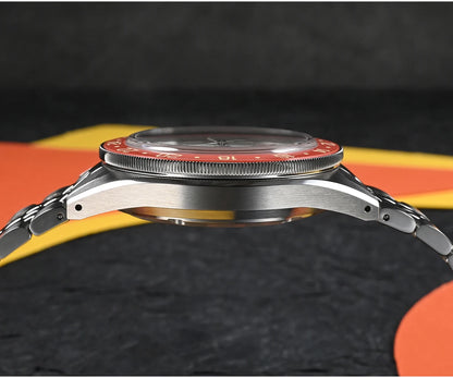 San Martin 39.5mm Limited Edition Full Lume Dial Automatic Men's Watch NH34 GMT 6H Date 10Bar Luxury Watch SN0116W