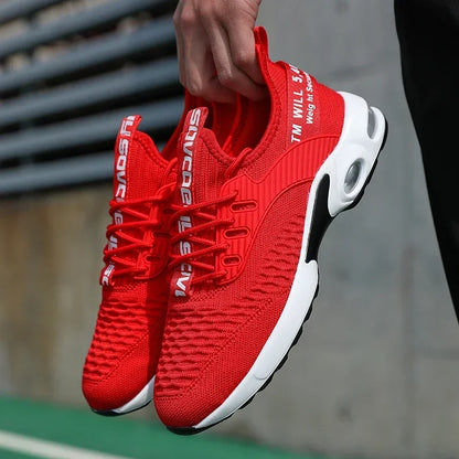 Moški športni čevlji z debelo podplatjo in modnim dizajnom, zračni in udobni čevlji, čevlji za pohodništvo na prostem, Zapatillas Hombre De Segu