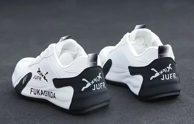 Sneakers da uomo in pelle PU impermeabili, scarpe sportive casual, scarpe da tennis leggere, traspiranti, piatte e antiscivolo, Zapatillas Hombre