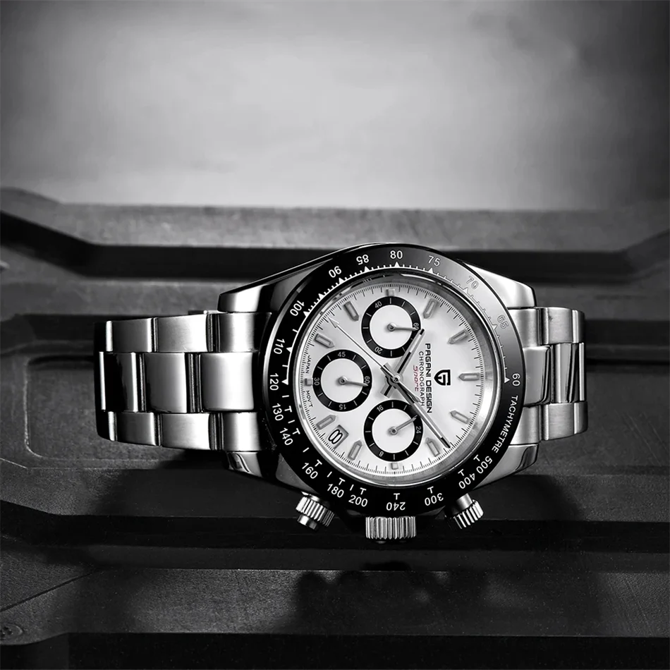 Neue PAGANI DESIGN PD1644 Luxus-Quarzuhr für Herren mit automatischem Datum, sportliche Armbanduhr, 100m wasserdicht, Chronograph, Herrengeschenk