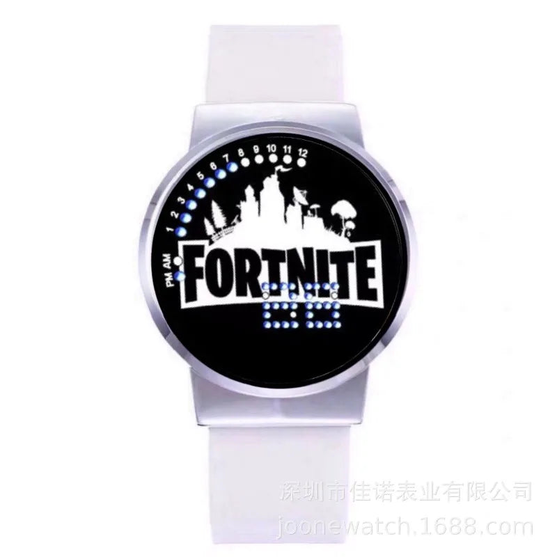 Fortnite Watch Cute Fashion Cartoon Personalized Kawaii Touch Night Light LED Student Electronic Watch Gift for Friends
