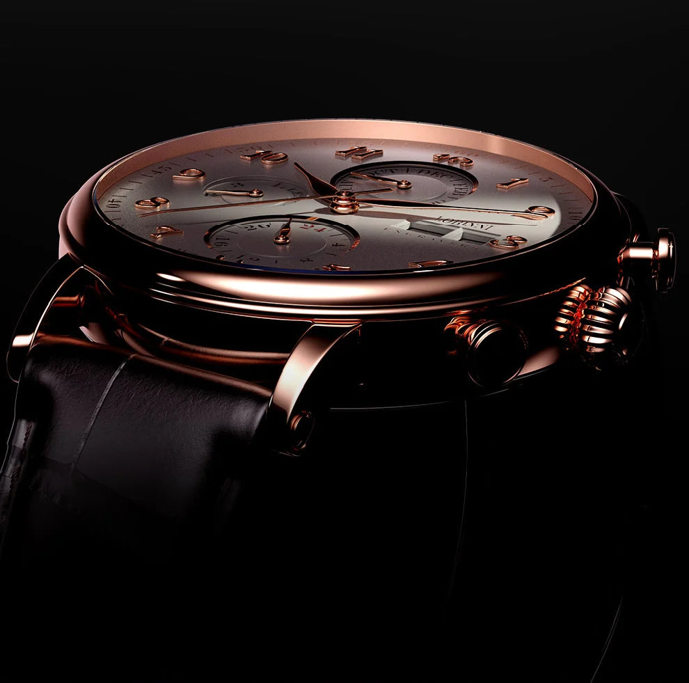 Luxury Brand Switzerland LOBINNI Perpetual Calendar Automatic Mechanical Men's Watches Sapphire Multi-function Clock L13019-8