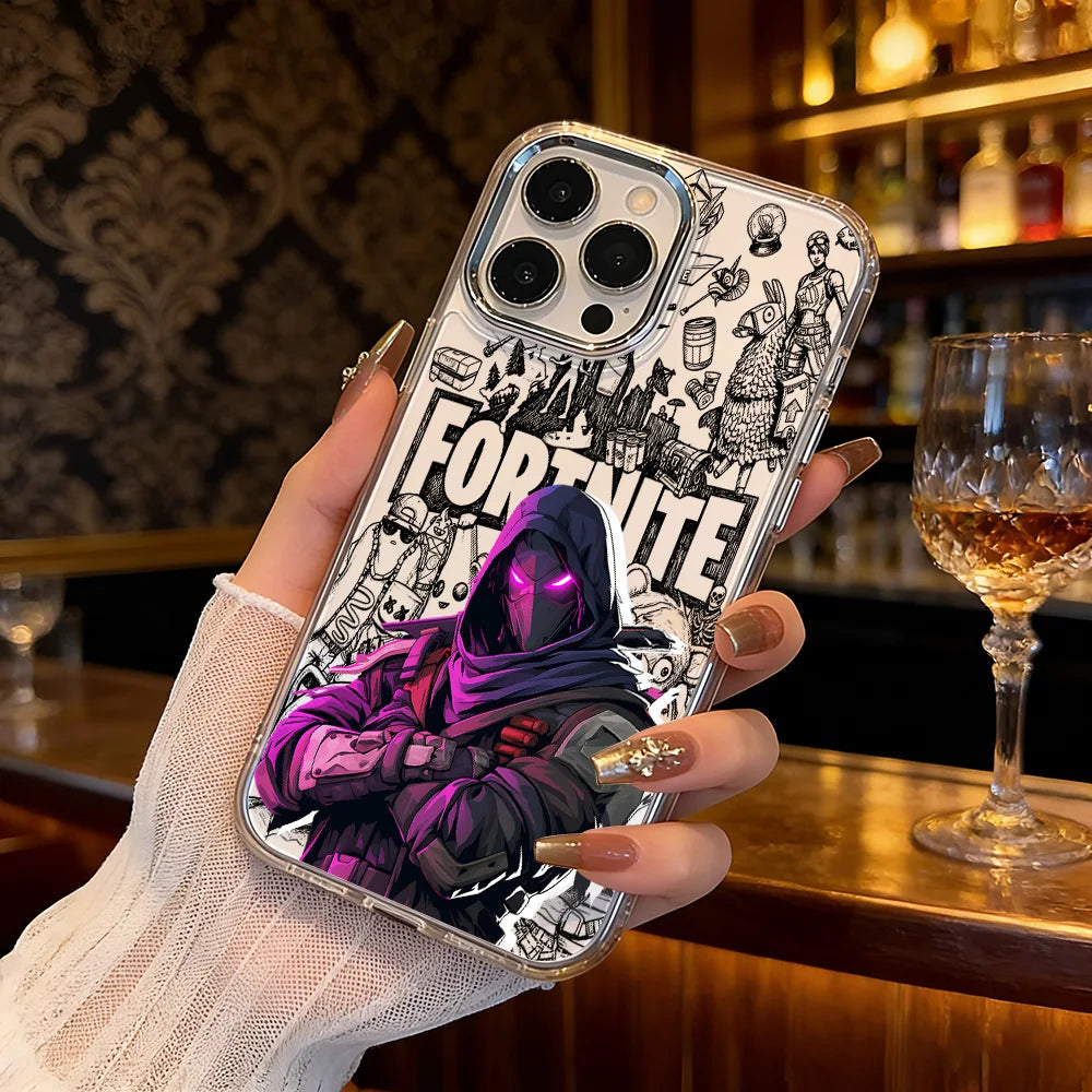 Cartoon Battle Royale Fortnite Phone Case For Xiaomi Mi 15 14T 14 12T 11T 11 Lite Poco M7 X7 X6 F5 F6 X5 X4 GT Pro 4G 5G Cover