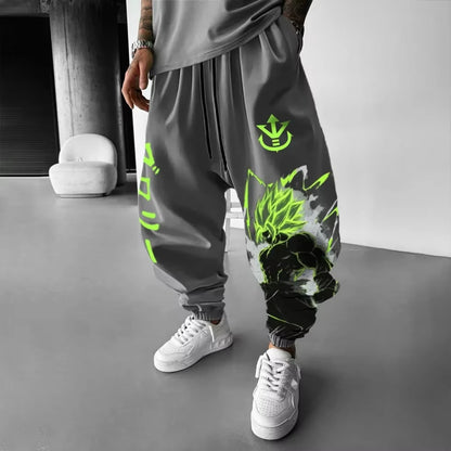 Pantalones deportivos Dragon Ball para hombre Broly primavera, otoño e invierno, anime japonés, jogger Y2K Harajuku de algodón