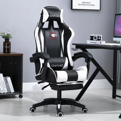 Joylive WCG High-quality Leather Computer Gaming Chair Cafe Racing Chair for Office and Game Room