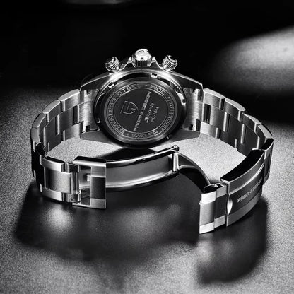 Neue PAGANI DESIGN PD1644 Luxus-Quarzuhr für Herren mit automatischem Datum, sportliche Armbanduhr, 100m wasserdicht, Chronograph, Herrengeschenk