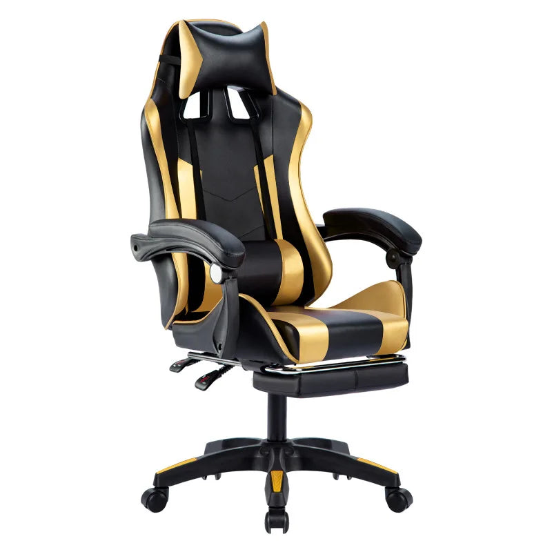 Drehbare Gaming-Rennstühle ab Werk für Gamer mit Fußstütze