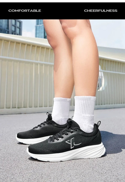 Xtep Women's Running Shoes 2025 Summer New Durable Lightweight Casual Shock-Absorbing Breathable Mesh Sneakers 875418110054