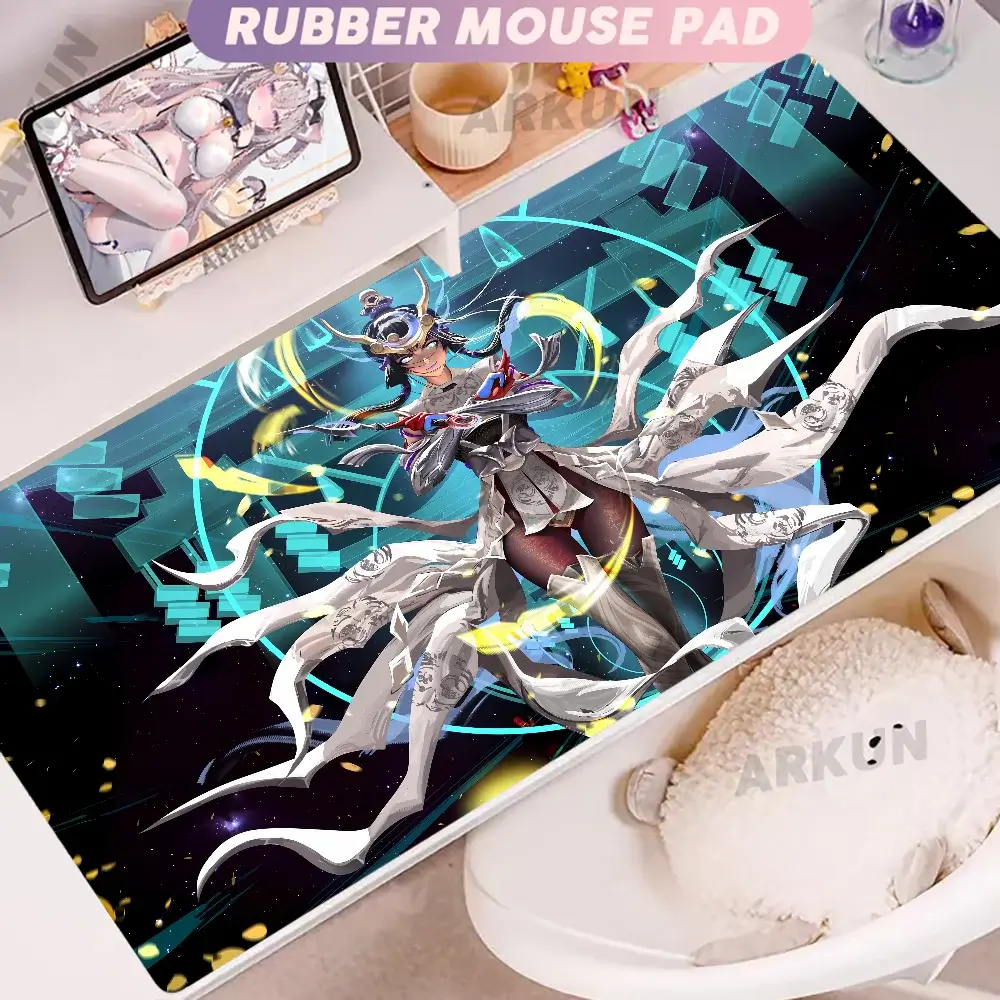 Fashion Large FPS 900x400 Anime Gaming Girl Overwatch Laptop Office Rubber Soft Desk Mat Gaming Mousepad Xxl