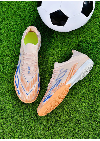 New Men Soccer Shoes Futsal Football Boots Sneakers Match Grass Cleats High-quality Non-Slip Indoor Hot-selling High-top Outdoor