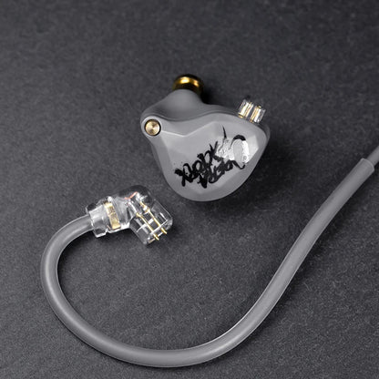 Whizzer OC1 Wired HiFi Earphones with Mic, Bass Enhanced In-Ear Headphones, Clear Vocal Dynamic Driver Earbuds with Play/Pause Control