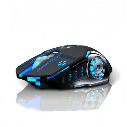 Punjivi bežični gaming miš – tihi Bluetooth/USB, RGB pozadinsko osvjetljenje, e-sport za PC