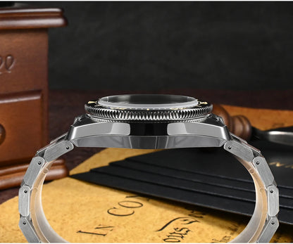 San Martin 44mm Men Diver Watch Vintage MM300 Gilt Dial Sport NH35 Automatic Mechanical Sapphire Waterproof 300M C3 Lume SN0087