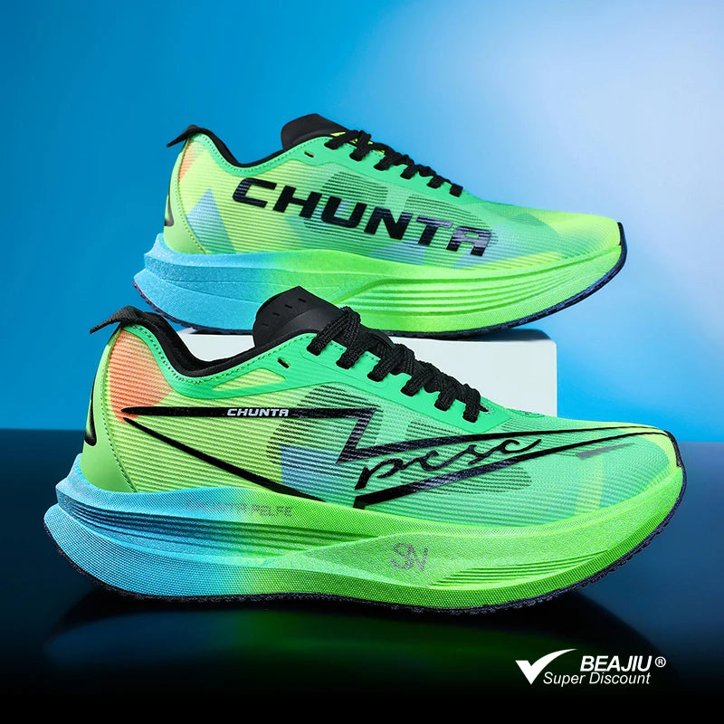 Zapatillas de running con placa de carbono, especiales para maratón, deportivas para hombre, transpirables, ligeras, cómodas y de ocio para mujer.