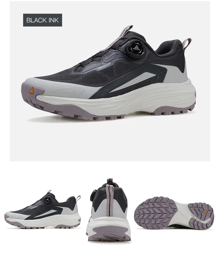 HUMTTO Men's Breathable Hiking Sneakers Non-slip Casual Running Shoes Outdoor Climbing Sneakers Designer Trekking Boots